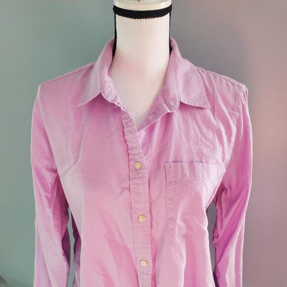 Banana Republic Purple Dillon Button Down Shirt L - Picture 3 of 7